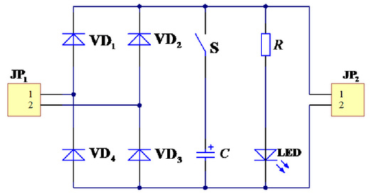 在下图所示电路中，当开关S闭合时，该电路为（）。 