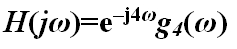 某连续系统的频率响应为，则激励为f(t)=sin(t)+sin(3t)时，该系统的幅度和相位的失真情