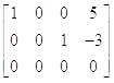 使用初等行变换化矩阵为行最简行，其结果为A、B、C、D、不唯一