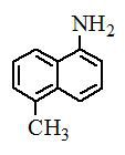 5-甲基-1-萘胺的正确结构式是（)