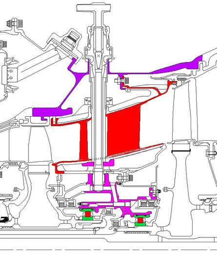 PW150A发动机采用了涡轮级间共用承力框架设计技术，下列说法对于涡轮级间共用承力框架的设计要求描述