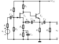如图所示电路的级间交流反馈的类型为 。 [图]...如图所示电路的级间交流反馈的类型为 。 