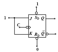 图2所示是D触发器具有（）功能。  图2