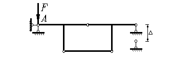 在图示结构中，支座A处的竖向反力FRA等于零。 [图]...在图示结构中，支座A处的竖向反力FRA等