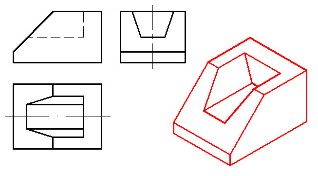 请根据下列立体的投影图判断其正等轴测图答案正确应该是