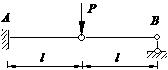 图示结构B支座反力等于P/2（↑）。 [图]...图示结构B支座反力等于P/2（↑）。 