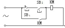 分析图示控制电路，当接通电源后其控制作用正确是（)。 