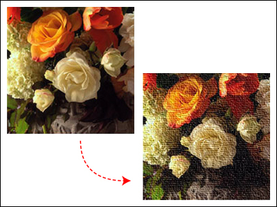 3.如图所示：“A”到“B”图是采用了哪款滤镜生成的油画效果？ 