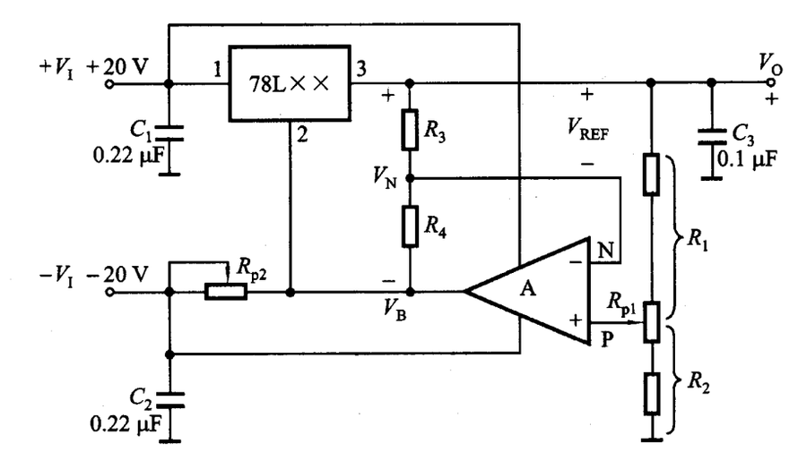 1.输出电压的扩展电路如图1所示。设[图], 试证明 [图] ...1.输出电压的扩展电路如图1所示