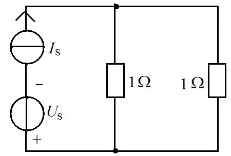 在图示电路中，已知US = 2 V，IS = 2 A , 则发出电功率的是 （)。 
