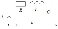 在RLC元件串联的交流电路中，施加正弦电压u，当 XC ＞ XL 时，电压 u 与 i 的相位关系是