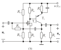 判断题图6.1（a)~（f)所示电路中哪些是负反馈？哪些是正...判断题图6.1(a)~(f)所示电