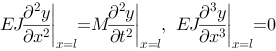如圖所示，一均勻懸臂梁，長度為，抗彎剛度為，密度為，橫截面積為，在自由端附有一質量為的重物。設重物的