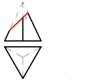 三棱锥怎么截出正方形图片