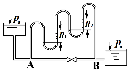 某输液管路如图所示，已知液体的密度为900[图]，粘度为3...某输液管路如图所示，已知液体的密度为