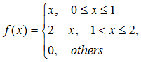 已知连续型随机变量X的概率密度为则P{X ≤ 1.5} = ().