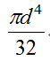 直径为d的圆形对于其形心轴的惯性矩为（）