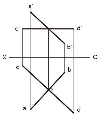 对直角投影定理描述正确的是： [图]A、AB、CD平行B、AB、CD...对直角投影定理描述正确的是