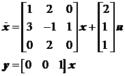 给定被控系统的状态空间模型为  试设计一个降维状态观测器,要求将观测器的极点配置在-3和-5处，以下