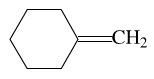 下列有环外双键的烯烃中，C=C伸缩振动频率最低的是哪个？（）