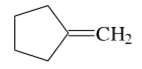 下列有环外双键的烯烃中，C=C伸缩振动频率最低的是哪个？（）