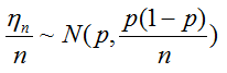 A、hn/n依概率收敛于pB、hn ~ N(np , np(1- p))C、  D、  