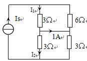 求图所示电路中电流源Is。 [图]...求图所示电路中电流源Is。 