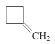 下列有环外双键的烯烃中，C=C伸缩振动频率最高的是哪个？ （）