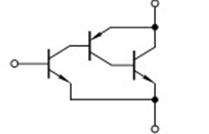 下图电路中构成的是（）类型的复合管。   