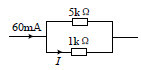 题图所示电路中电流[图] 为 mA。[图]...题图所示电路中电流 为 mA。