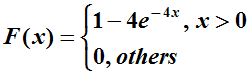 指数分布的概率密度为 ，其分布函数为().A、 B、 C、 D、以上答案都不对