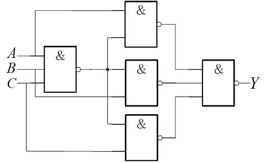 三变量判奇电路逻辑图图片