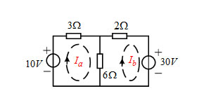 a网孔的方程为：R11I1+R12I2=Us1，则互阻R12=_______（Ω)。（提醒：填数值）