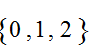 用列举法表示小于4的所有正整数组成的集合是（）。