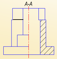下图为组合体的主、俯视图，左视图错误的半剖视图是（）。 