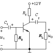 一接线有错误的放大电路如图所示，该电路错误之处是（)。 