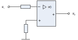电路如图所示，输入电压 ，则输出电压为（）。        