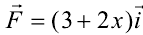 质量为m=100kg的质点在力 (SI)的作用下从坐标原点以1的初速率开始沿x轴作直线运动，则该物体