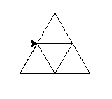 叠加等边三角形的绘制。如图： [图]...叠加等边三角形的绘制。如图： 