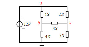 如果参考点选在电压源的一端，如图，本题选在12V电压源的负极，则电压源的另一端相连的结点a，就不需要