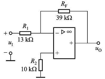 如图所示电路电压放大倍数是（）。 