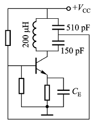 如图所示电路构成了电容三点式振荡电路。（） [图]...如图所示电路构成了电容三点式振荡电路。（） 