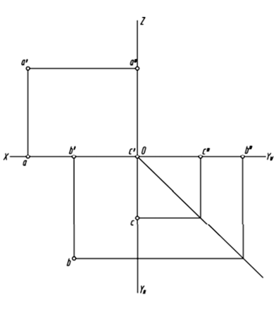 判断A、B、C三点的空间位置（) [图]A、点A在V面上B、点B在...判断A、B、C三点的空间位置