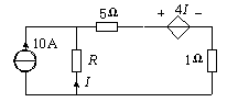2. 如图所示电路，电路中的电阻R=2Ω，则电阻R上消耗功率PR=（） A . 50W B. 25W