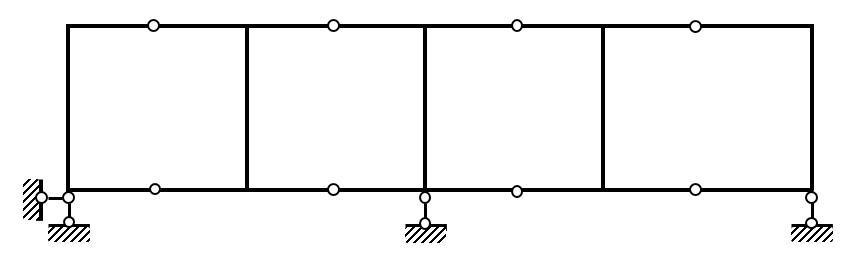 如图所示结构的超静定次数为（）。 