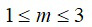 A、m＞3B、m＞4C、m＜1D、 