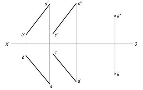 过K点作平面平行于由AB、CD两直线确定的平面 [图]A、[图...过K点作平面平行于由AB、CD两