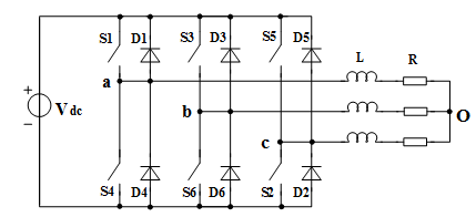 如下图所示，如果采用180°导电方式，定义，则下列选项正确的是（） A、电压方程：B、电压方程：C、