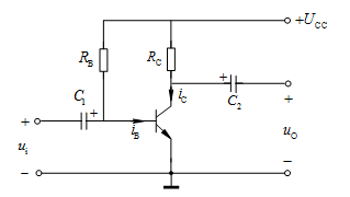 放大电路如图所示，放大电路的工作电源电压UCC为15V，如果改用12V的电源，该放大电路可能会出现什