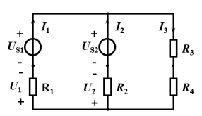 下图电路中左边网孔的KVL方程为（）。 